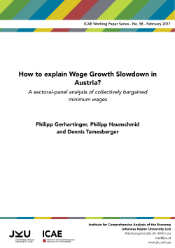 How to explain Wage Growth Slowdown in Austria?