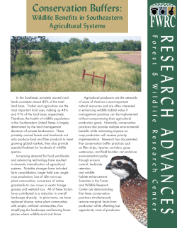 Conservation Buffers - Forest and Wildlife Research Center