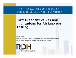 Flow Exponent Values and Implications for Air Leakage Testing