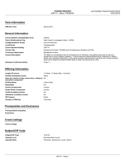 Hebrew 2367.01 New Course