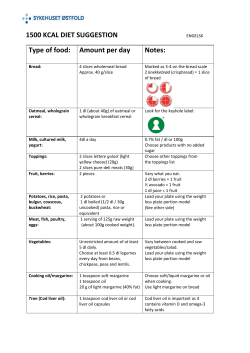KOSTFORSLAG 1500 KCAL