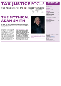 The Mythical Adam Smith