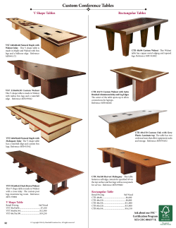 Custom Conference Tables