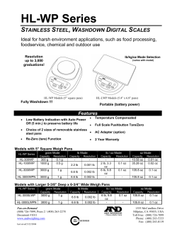 HL-WP Series - scalenet.com