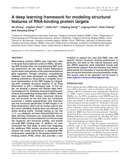 A deep learning framework for modeling structural features of RNA