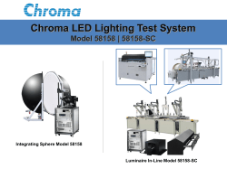 Chroma LED Lighting Test System Model 58158 | 58158-SC