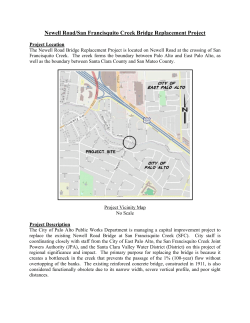 Newell Road/San Francisquito Creek Bridge