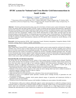 HVDC system for National and Cross Border Grid