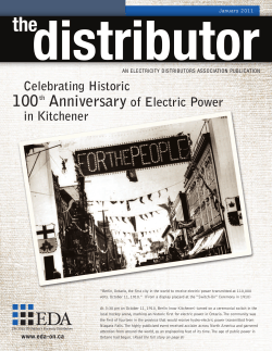 Celebrating Historic 100th Anniversary of Electric Power in Kitchener