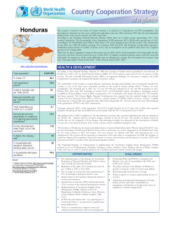 Honduras - World Health Organization