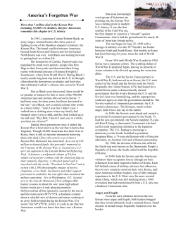 America`s Forgotten War