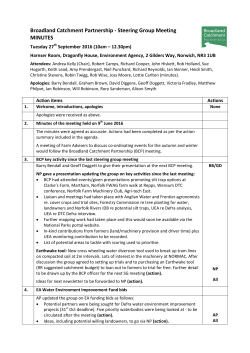 27 September 2016 - Broads Authority