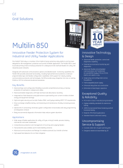 Multilin 850 - GE Grid Solutions