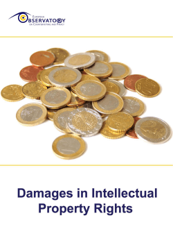 Damages in Intellectual Property Rights