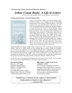 Arthur Conan Doyle: A Life in Letters