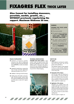 FIXAGRES FLEX THICK LAYER