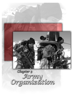 Chapter 3: Army Organization