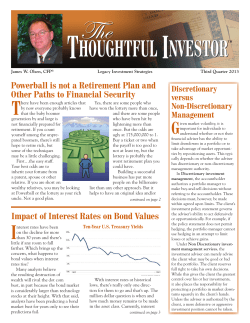 Impact of Interest Rates on Bond Values Powerball is not a