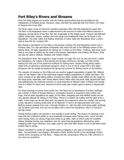 Fort Riley`s Rivers and Streams - Fort Riley