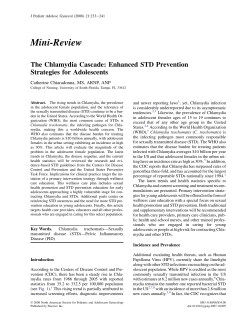 The Chlamydia Cascade: Enhanced STD Prevention Strategies for