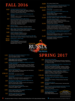 FALL 2016 - Kennesaw State University | Division of Global Affairs