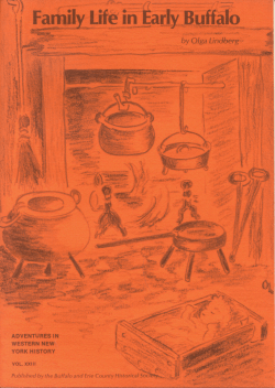 Family Life in Early Buffalo