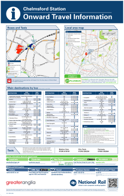 Local area map Buses and Taxis Taxis