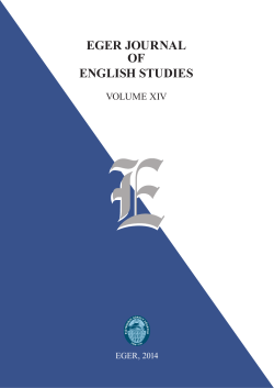 eger journal of english studies