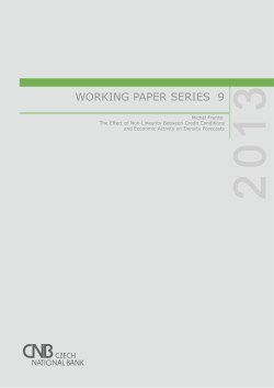 The Effect of Non-Linearity Between Credit Conditions and