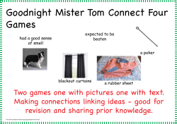 Goodnight Mister Tom Connect Four Games