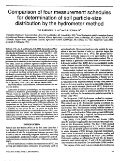 for determination of soil particle-size