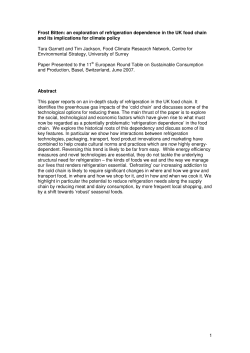 Frostbitten paper - Food Climate Research Network