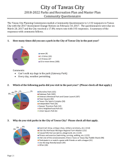 Community Questionnaire Summary Results.