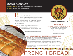 FRENCH BREAD - Utica Bread