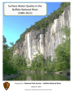 Buffalo National River Water Quality Report, 1985-2011