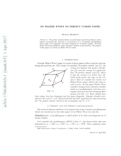 On Walter Wyss`s no perfect cuboid paper