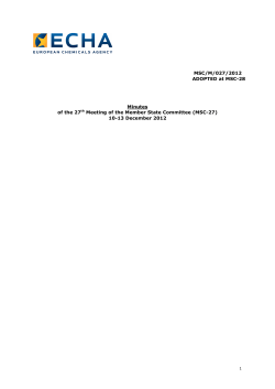 FINAL MSC-27 minutes