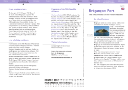 depliant guide - Fort de Br&eacute;gan&ccedil;on