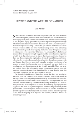 Justice and the Wealth of Nations