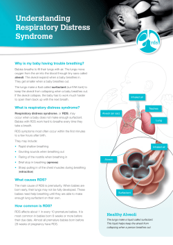 Understanding Respiratory Distress Syndrome