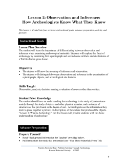 Lesson 2: Observation and Inference