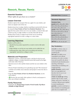 Rework, Reuse, Remix - Beresford School District