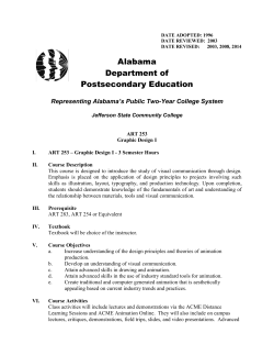 ART 253 - Jefferson State Community College