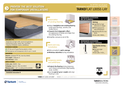 TarkoFLAT LOOSE-LAY - Tarkett PROFESSIONAL