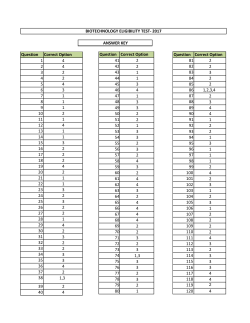 BET 2017 - Answer Key (Revised)