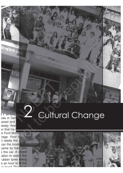 Cultural Change