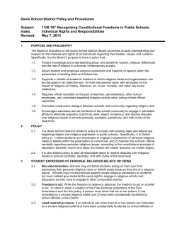 11IR-107 Recognizing Constitutional Freedoms in