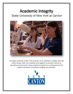 Academic Integrity