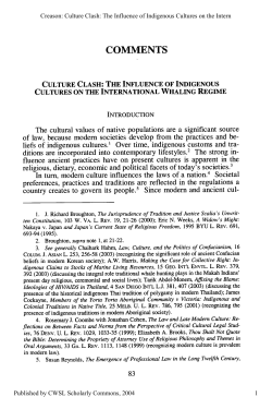Culture Clash: The Influence of Indigenous Cultures on the