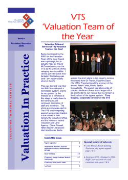 Issue 4 - Valuation Tribunal Service
